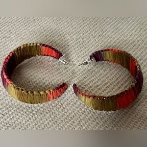 Sassy Jones Red and Orange Gradient Earrings